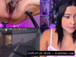 Squirt, Small tits, Petite, Hd, Young adult, Black hair, Blowjob, Brown eye..., butt plug 3